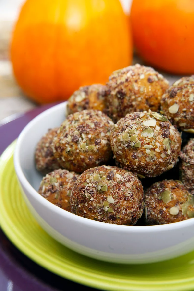 Spiced Chocolate Pumpkin Seed Balls - Lakeside Natural Medicine