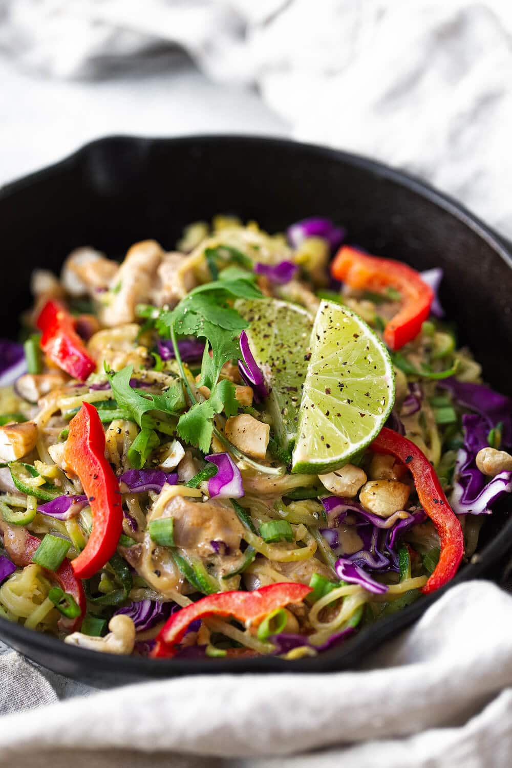 Paleo Pad Thai with Chicken - Lakeside Natural Medicine