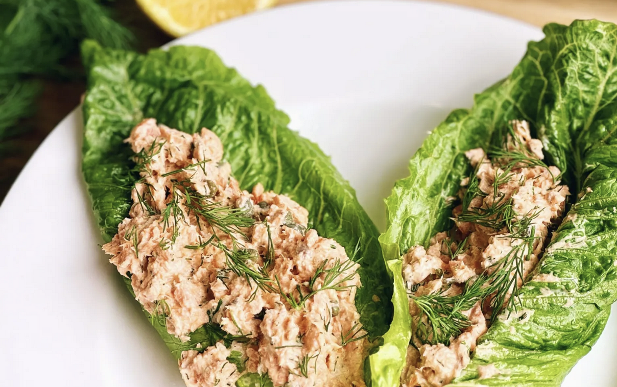 Salmon Salad with Lemon, Capers, and Dill - Lakeside Natural Medicine