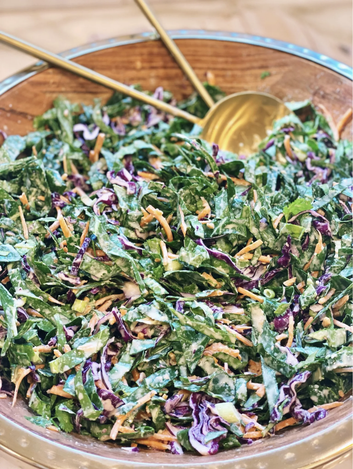Collard Green Slaw ("Super Slaw") - Lakeside Natural Medicine