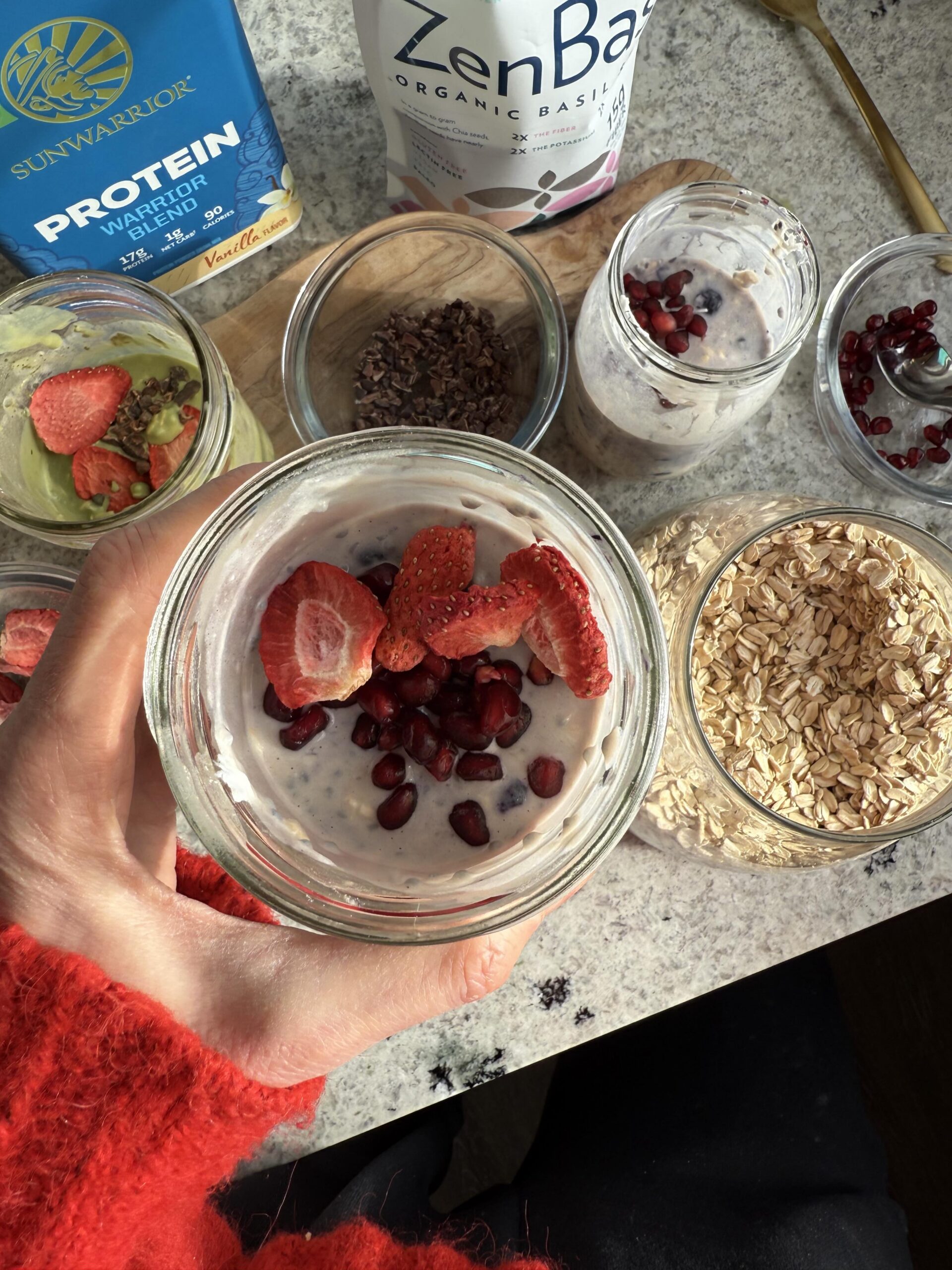 High-Fiber, High Protein Overnight Oats